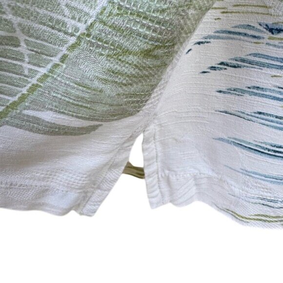 Tommy Bahama Vintage Silk Mens Tropical Leaf Print Athleisure Button-Up Shirt L - Picture 4 of 10